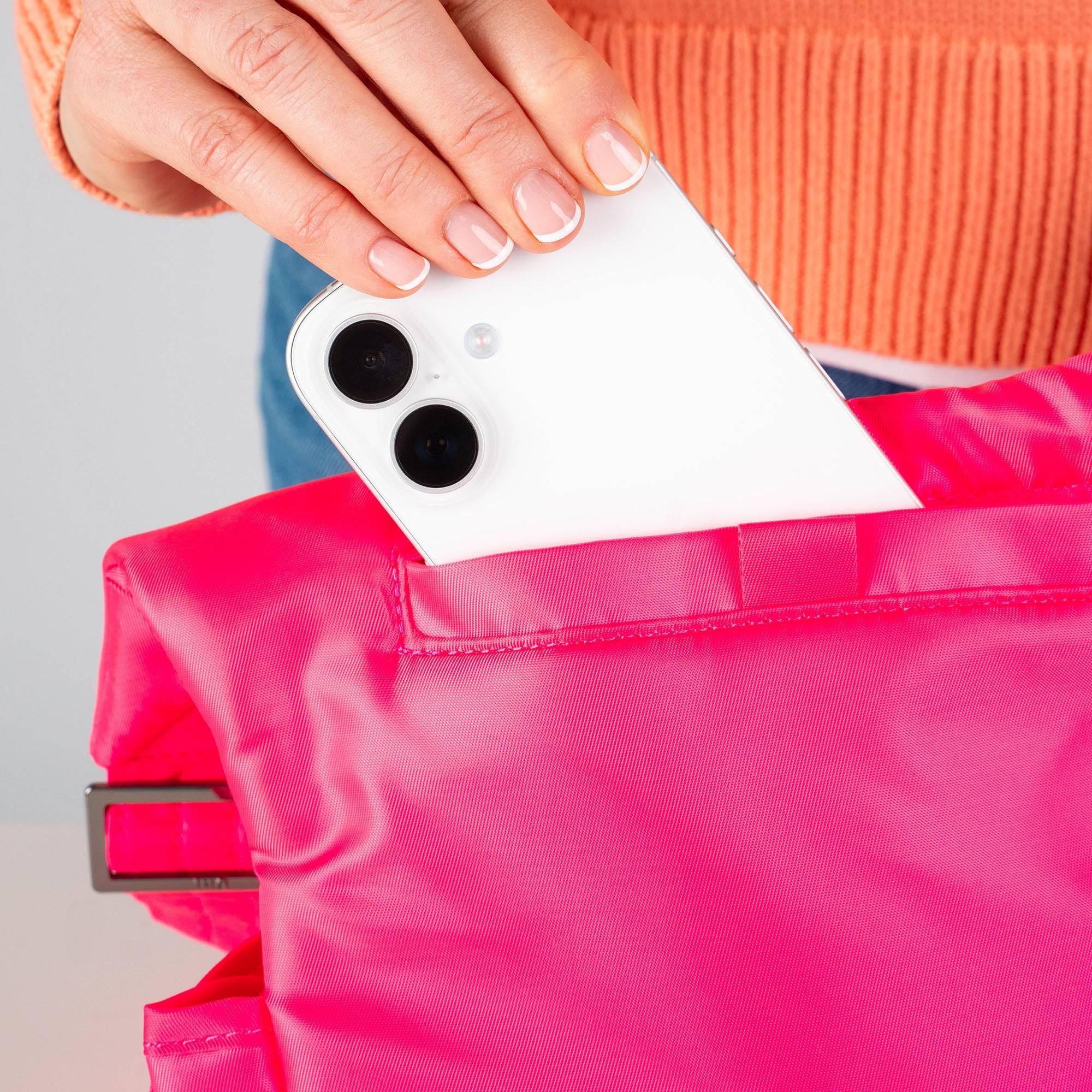 Pivot Crossbody Bag - - 24222_Pivot_Magenta_Lifestyle_05